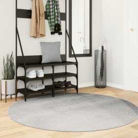 Short-haired Scandinavian look IZA grey Ø 160 cm rug by , Rugs - Ref: Foro24-375460, Price: 64,99 €, Discount: %