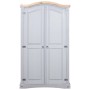 Armario madera de pino Mexicano estilo Corona gris 2 Puertas de vidaXL, Armarios roperos - Ref: Foro24-282619, Precio: 339,24...