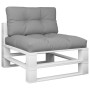 Cushions for pallet sofa 2 units gray fabric by , Cushions for chairs and sofas - Ref: Foro24-314514, Price: 60,19 €, Discoun...