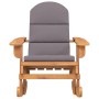 Adirondack rocking chair with solid acacia wood cushions by , Garden chairs - Ref: Foro24-360037, Price: 225,99 €, Discount: %