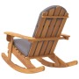 Adirondack rocking chair with solid acacia wood cushions by , Garden chairs - Ref: Foro24-360037, Price: 225,99 €, Discount: %