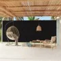 Seitlicher ausziehbarer Markisenstoff für Terrasse in Schwarz, 220x600 cm. von , Sonnenschirme - Ref: Foro24-317976, Preis: 1...