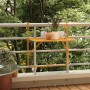 Balcony table, yellow steel, 60x40 cm by , Garden tables - Ref: Foro24-340920, Price: 50,19 €, Discount: %