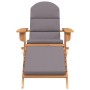 Adirondack garden chair with footrest solid acacia wood by , Garden chairs - Ref: Foro24-360034, Price: 198,57 €, Discount: %