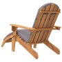 Adirondack garden chair with footrest solid acacia wood by , Garden chairs - Ref: Foro24-360034, Price: 198,57 €, Discount: %