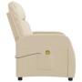 Cream fabric massage chair by , Electric massage chairs - Ref: Foro24-348382, Price: 163,86 €, Discount: %