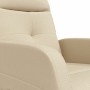 Sillón de masaje de tela color crema de , Sillones de masaje eléctricos - Ref: Foro24-348382, Precio: 163,86 €, Descuento: %