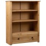 Librería de madera maciza de pino estilo Panamá 80x35x110 cm de vidaXL, Librerías y estanterías - Ref: Foro24-282667, Precio:...