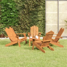 Juego de muebles de jardín Adirondack 5 piezas madera acacia de , Conjuntos de jardín - Ref: Foro24-3152136, Precio: 546,99 €...