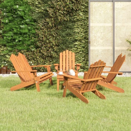 Adirondack Gartenmöbel-Set 5-teilig aus Akazienholz von , Gartensets - Ref: Foro24-3152136, Preis: 547,79 €, Rabatt: %