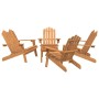 Adirondack Gartenmöbel-Set 5-teilig aus Akazienholz von , Gartensets - Ref: Foro24-3152136, Preis: 547,79 €, Rabatt: %