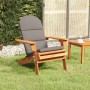 Silla de jardín Adirondack con cojines madera maciza acacia de , Sillas de jardín - Ref: Foro24-360032, Precio: 170,63 €, Des...