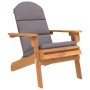 Silla de jardín Adirondack con cojines madera maciza acacia de , Sillas de jardín - Ref: Foro24-360032, Precio: 170,63 €, Des...