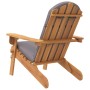 Silla de jardín Adirondack con cojines madera maciza acacia de , Sillas de jardín - Ref: Foro24-360032, Precio: 170,63 €, Des...