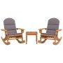 Adirondack garden furniture set 3 pieces acacia wood by , Garden sets - Ref: Foro24-3152129, Price: 472,99 €, Discount: %