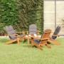 Juego de muebles de jardín Adirondack 5 piezas madera acacia de , Conjuntos de jardín - Ref: Foro24-3152138, Precio: 803,05 €...