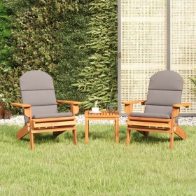 Juego de muebles de jardín Adirondack 3 piezas madera acacia de , Conjuntos de jardín - Ref: Foro24-3152124, Precio: 372,73 €...