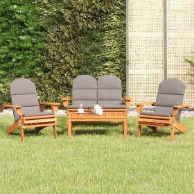 Juego de muebles de jardín Adirondack 4 piezas madera acacia de , Conjuntos de jardín - Ref: Foro24-3152132, Precio: 591,99 €...