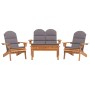 Juego de muebles de jardín Adirondack 4 piezas madera acacia de , Conjuntos de jardín - Ref: Foro24-3152132, Precio: 591,28 €...