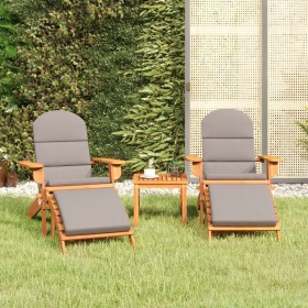 Adirondack garden furniture set 3 pieces acacia wood by , Garden sets - Ref: Foro24-3152126, Price: 430,02 €, Discount: %