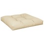 Cushions for pallets 2 units beige fabric by , Cushions for chairs and sofas - Ref: Foro24-314516, Price: 39,62 €, Discount: %