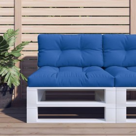 Cushions for pallets 2 units royal blue fabric by , Cushions for chairs and sofas - Ref: Foro24-314523, Price: 39,99 €, Disco...