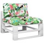 Cushions for pallet sofa 2 pieces multicolored fabric by , Cushions for chairs and sofas - Ref: Foro24-360706, Price: 57,18 €...