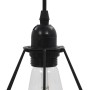 Deckenleuchte mit schwarzem Rautendesign, 3 E27-Glühbirnen von vidaXL, Lampen - Ref: Foro24-281633, Preis: 59,79 €, Rabatt: %