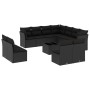 Set Gartensofas 12 Stück Kissen synthetisches Rattan schwarz von , Gartensets - Ref: Foro24-3249664, Preis: 716,84 €, Rabatt: %