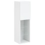 TV wall unit with 7-piece LED lights in white by , TV Furniture - Ref: Foro24-3216757, Price: 230,72 €, Discount: %