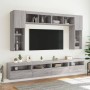 Wand-TV-Möbel mit 8 LED-Lichtern in Grau Sonoma. von , TV-Möbel - Ref: Foro24-3216769, Preis: 340,75 €, Rabatt: %