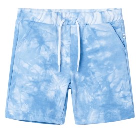 Children's shorts with soft blue drawstring 140 by , kids pants - Ref: Foro24-12628, Price: 10,99 €, Discount: %