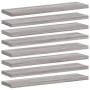 Wall shelves 2 units engineered wood gray Sonoma 40x10x1.5 cm by , Shelves - Ref: Foro24-838198, Price: 22,34 €, Discount: %