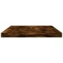 Wall shelves 4 units engineered wood oak smoke 40x20x1.5 cm by , Shelves - Ref: Foro24-838201, Price: 18,73 €, Discount: %