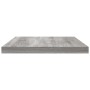 Wall shelves 4 units engineered wood gray Sonoma 40x20x1.5 cm by , Shelves - Ref: Foro24-838203, Price: 19,34 €, Discount: %