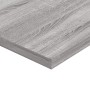 Wall shelves 4 units engineered wood Sonoma gray 40x40x1.5 cm by , Shelves - Ref: Foro24-838215, Price: 31,99 €, Discount: %