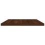 Wall shelves 4 units engineered wood brown oak 60x30x1.5cm by , Shelves - Ref: Foro24-838241, Price: 34,99 €, Discount: %