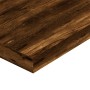 Estantes pared 4 uds madera ingeniería roble humo 80x10x1,5 cm de , Estanterías - Ref: Foro24-838255, Precio: 21,63 €, Descue...