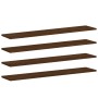 Wall shelves 4 units engineered wood brown 100x20x1.5 cm by , Shelves - Ref: Foro24-838295, Price: 33,99 €, Discount: %