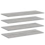 Estantes pared 4 uds madera ingeniería gris Sonoma 100x40x1,5cm de , Estanterías - Ref: Foro24-838304, Precio: 58,99 €, Descu...