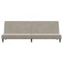 2-Sitzer-Schlafsofa hellgrauer Samt von , Sofas - Ref: Foro24-375732, Preis: 217,99 €, Rabatt: %