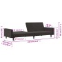 2-Sitzer-Schlafsofa dunkelgrüner Samt von , Sofas - Ref: Foro24-375739, Preis: 225,85 €, Rabatt: %