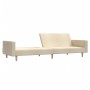 Cream-colored 2-seater sofa bed. by , Sofas - Ref: Foro24-375730, Price: 244,99 €, Discount: %