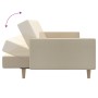 Sofá cama de 2 plazas tela color crema de , Sofás - Ref: Foro24-375730, Precio: 244,23 €, Descuento: %