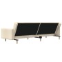 Cream-colored 2-seater sofa bed. by , Sofas - Ref: Foro24-375730, Price: 244,99 €, Discount: %