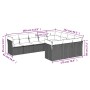 Garden sofa set 10 pieces with gray synthetic rattan cushions by , Garden sets - Ref: Foro24-3218220, Price: 624,86 €, Discou...