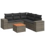 Set de muebles de jardín 6 pzas y cojines ratán sintético gris de , Conjuntos de jardín - Ref: Foro24-3225444, Precio: 410,13...