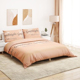 Pink cotton duvet cover set 240x220 cm by , Duvet covers - Ref: Foro24-136509, Price: 26,99 €, Discount: %