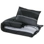 Black and white cotton duvet cover set 200x220 cm by , Duvet covers - Ref: Foro24-136502, Price: 29,71 €, Discount: %