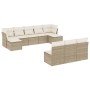 Set Gartensofas mit beigen Kissen 10 Stück synthetisches Rattan von , Gartensets - Ref: Foro24-3218288, Preis: 673,40 €, Raba...